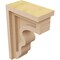 Ekena Millwork 3"W x 6"D x 9"H Classic Highland Rough Cedar Woodgrain TimberThane Corbel, Primed Tan CORUR03X06X09HLDRCPR - alternate 5